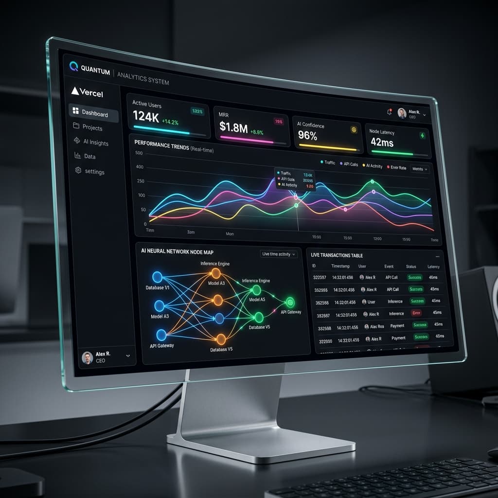 Enterprise AI & SaaS Studio Command Center UI